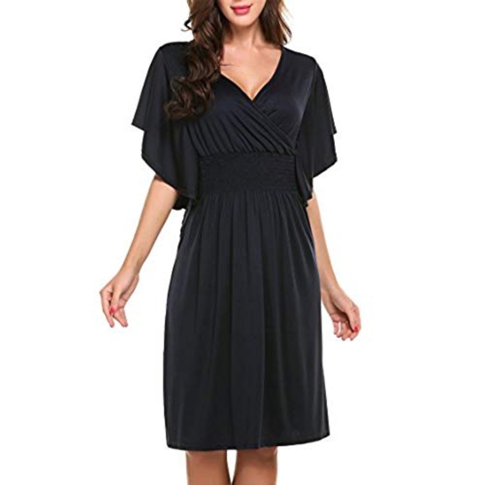 Meaneor Dress Navy Blue